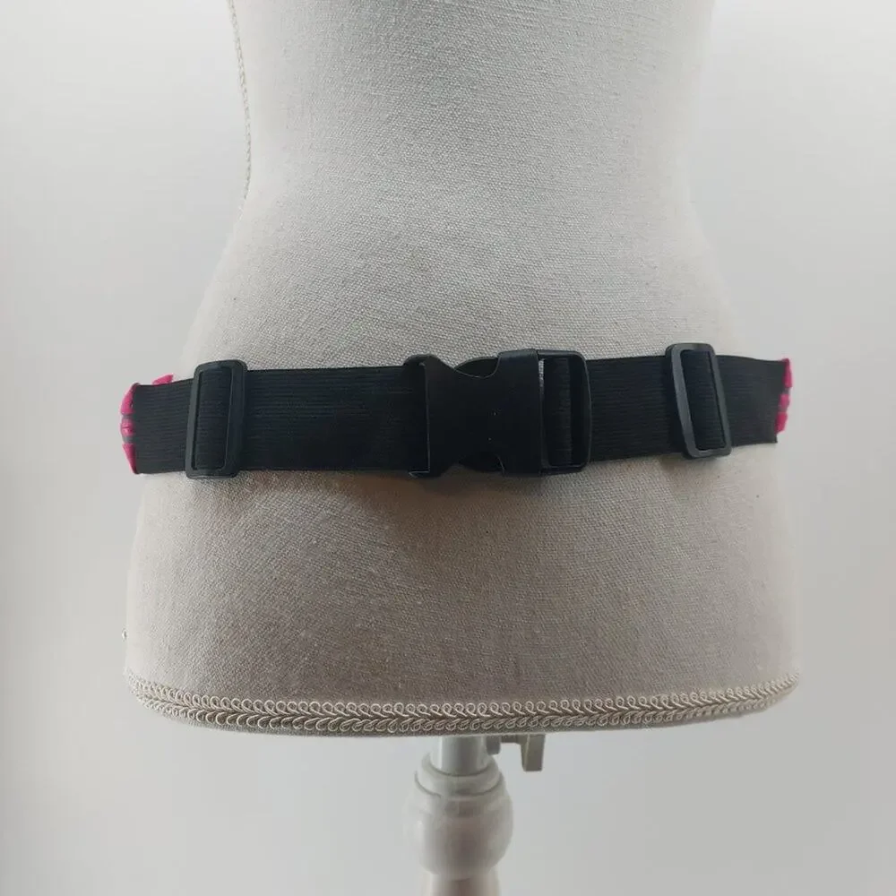 Sakar International Women's Athletic Sports Pink zippered Belt Fitness